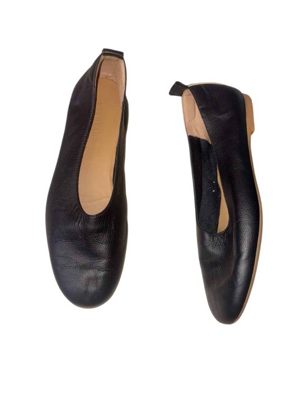 Everlane THE DAY GLOVE BLACK leather flats women’s shoes size 6.5 - Picture 4 of 11